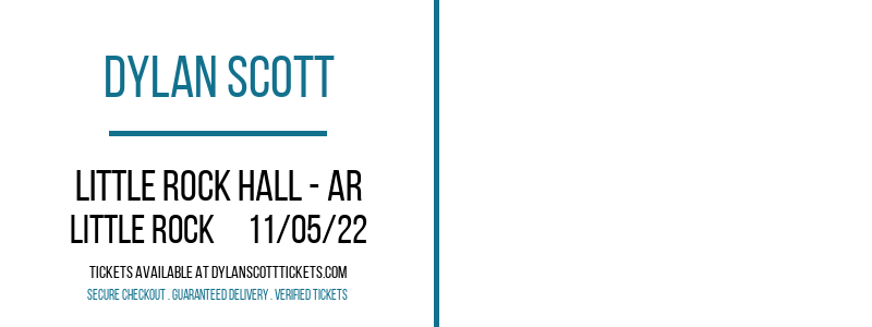 Dylan Scott at Dylan Scott Tickets