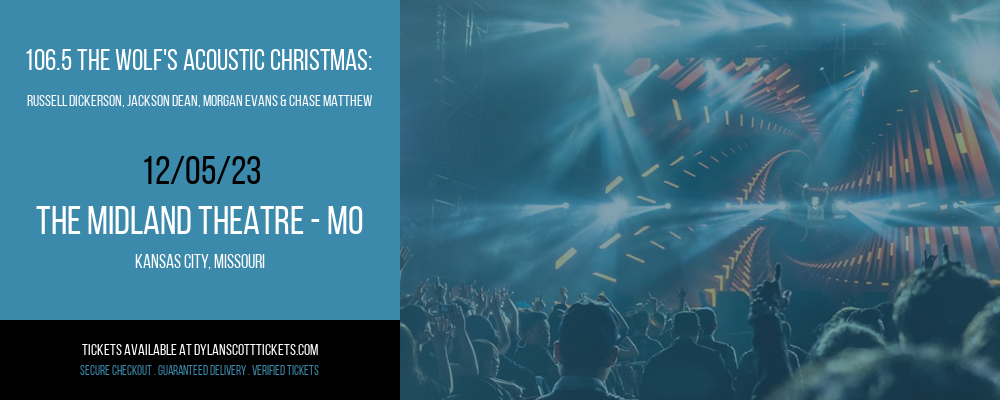 106.5 The Wolf's Acoustic Christmas at The Midland Theatre - MO