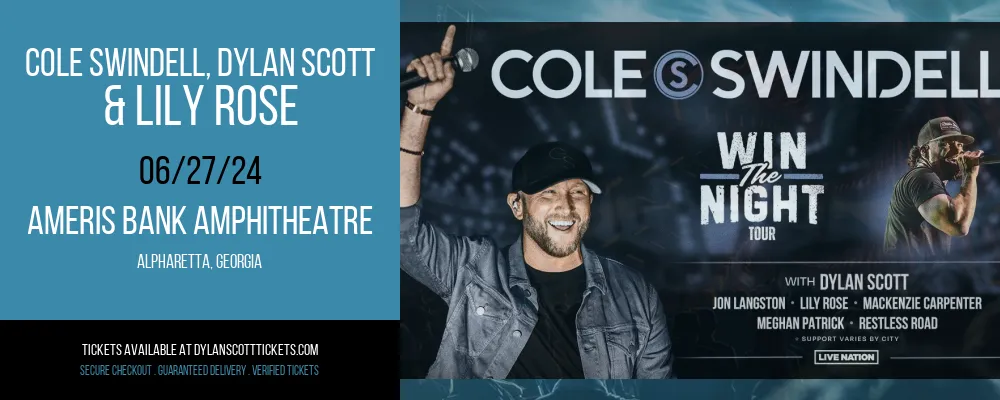 Cole Swindell at Ameris Bank Amphitheatre