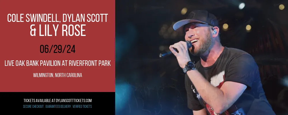 Cole Swindell at Live Oak Bank Pavilion At Riverfront Park